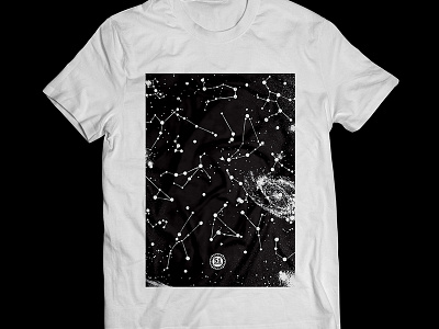 Galaxy galaxy illustration shirt vector