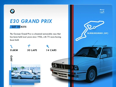 E30 Grand Prix clean ui