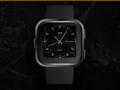 Fitbit clockface