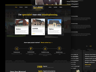 Van Woensel Website clean logo sketch ui web webdesign website