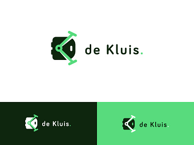 de Kluis logo branding logo typography vector