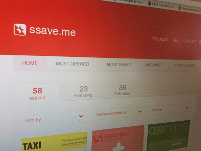 Ssave Me Home app bookmark chrome clean following minimal orange overview plugin sites web website