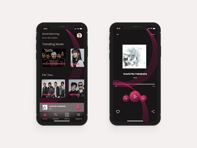 UI Music Player App app design music app music player ui ui design ui music app ux ux design