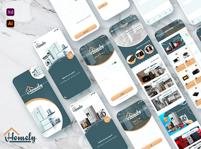 Home Appliances App (Homely) design ui ui design uiux