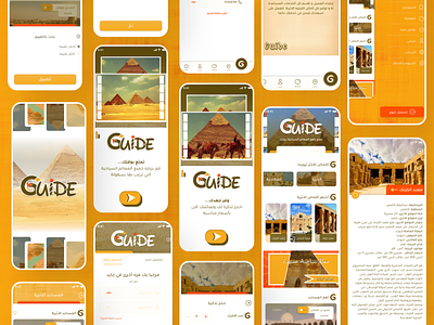 Guide (Tour Booking App) design ui ui design uiux
