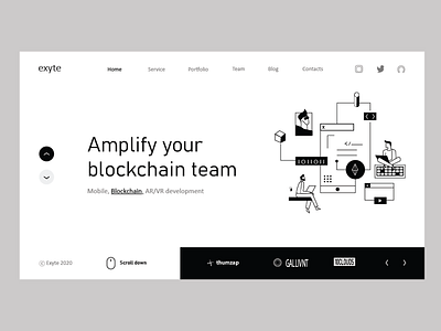 Website Design for a blockchain lovers