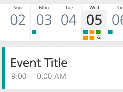 Mobile Planner UI app calendar design events mobile planner ui