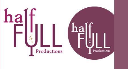 Half Full Logos festivals logo production wine