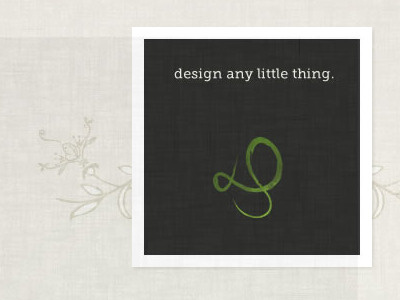 design any little thing branches element logo nature personal