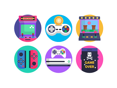 Gaming Flat Icons