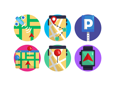 Location Vectors gps gps icons icons icons pack illustration location pin map navigation app orientation icons parking parking app phone navigation pins satellite vector illustration vectors