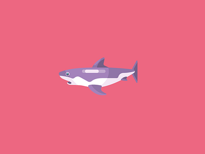 Animal Avatar animal avatar avatar design flat icon shark vector
