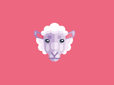 Sheep Animal Avatar Icon animal avatar animal avatar icon animal avatar icons design flat icons flat vectors graphic sheep sheep avatar sheep logo vectors