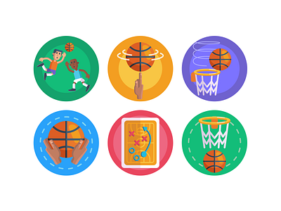 Basketball Icons basketball coloured icons flat icons icon icons icons pack referee sports sports icons sports logo sportswear vector vectors