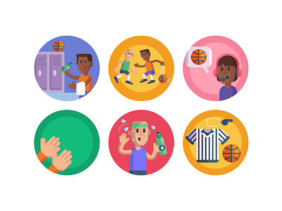 Basketball Icons basketball basketball court basketball flyer basketball logo basketball player coloured icons flat icons icon icons icons pack vector vectors