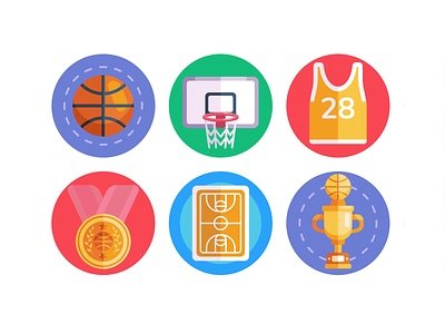 Basketball Icons basketball basketball ball basketball card basketball court basketball flyer basketball logo basketball player coloured icons flat icons icon icons icons pack vector vectors