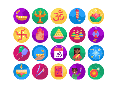 Diwali Icons