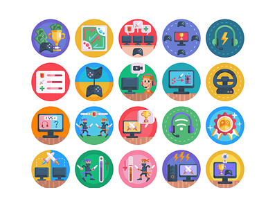Esport Gaming Icons coloured icons esport esportlogo esports esports logo flat icons gaming gaming app gaminglogo icon icons icons pack vector vectors video game videogames
