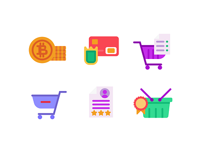 Ecommerce Color buy coloured icons delivery ecommerce flat icons icon icons icons pack online store order shopping vector vectors