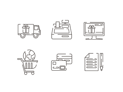 Ecommerce Line Icons