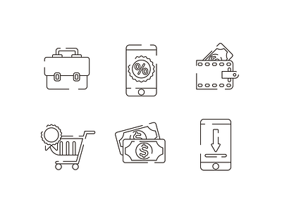 Ecommerce Line Icons