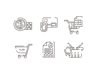 Ecommerce Line Icons