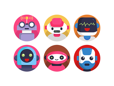 Robot Avatar Icons