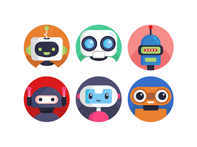 Robot Avatar Icons