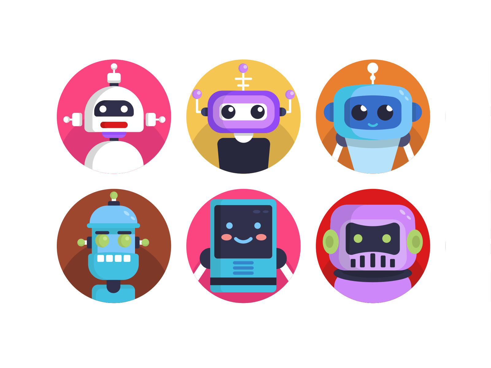 Dighital / Projects / Robot Avatars Icons | Dribbble