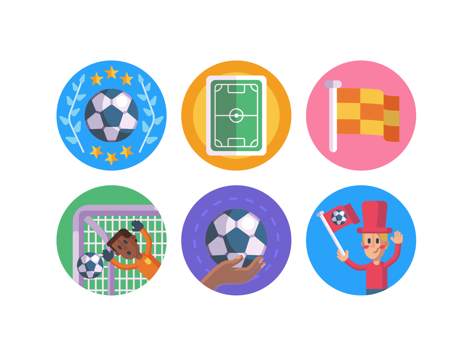 Soccer Icons coloured icons flat icons football icon icons icons pack soccer sports stadium vector vectors