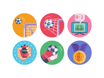 Soccer Icons coloured icons flat icons football footballer gold medal icon icons icons pack scoreboard soccer sports vector vectors