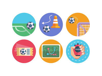 Soccer Icons coloured icons flat icons football icon icons icons pack scoreboard soccer sports stopwatch vector vectors