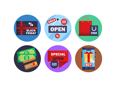 Black Friday Icons