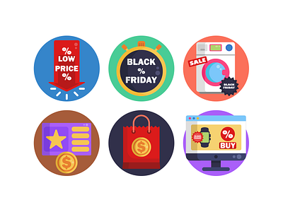 Black Friday Icons