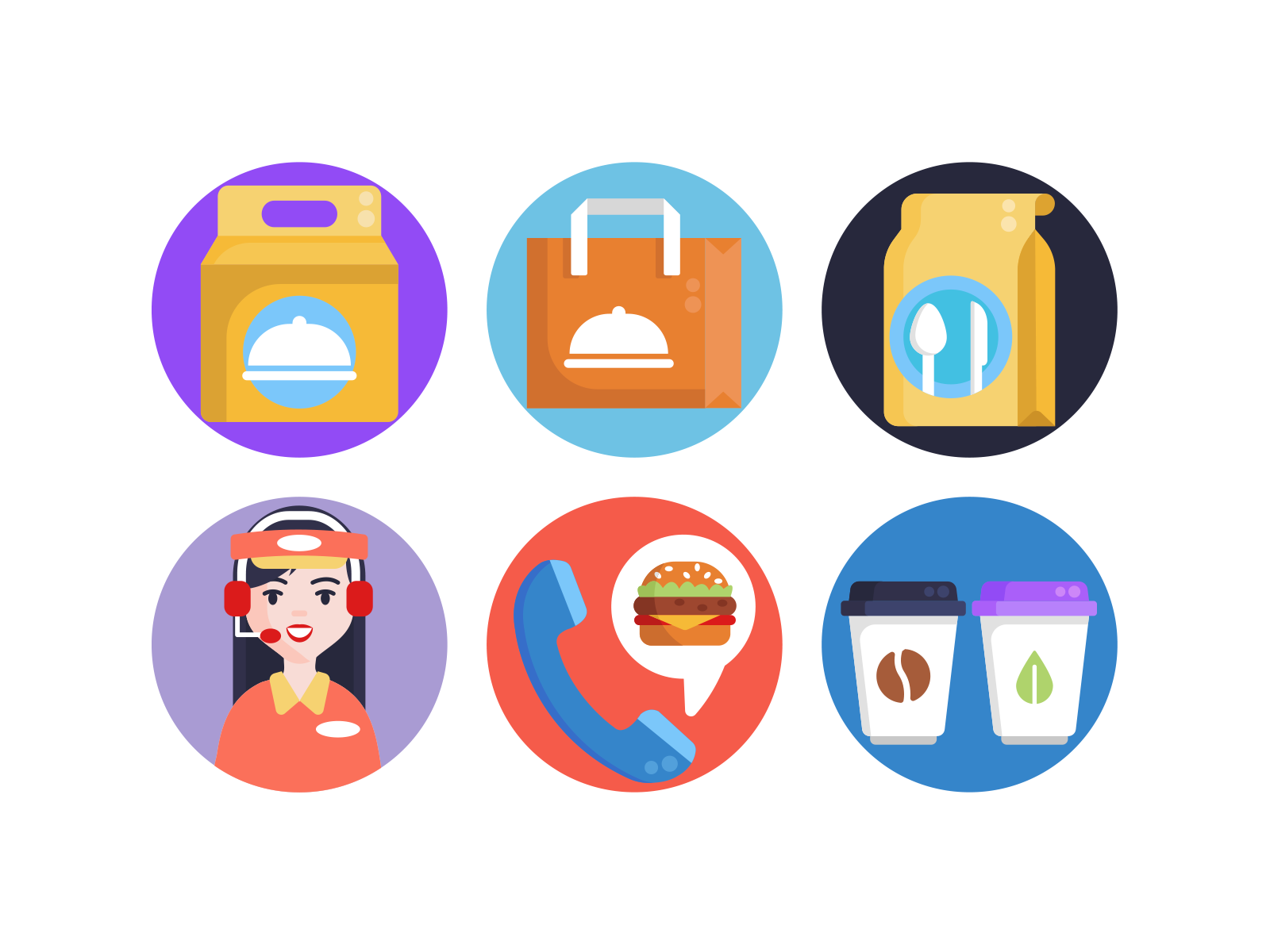 Food Delivery fast food delivery service food delivery service food delivery icons pack icon vectors coloured icons vector icons flat icons