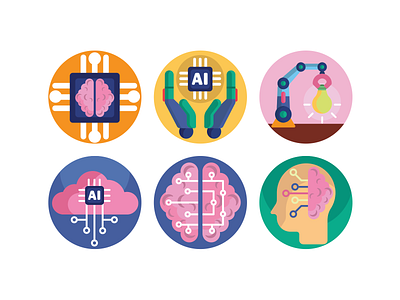 Artificial Intelligence Icons