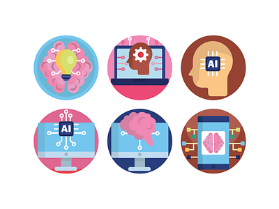 Artificial Intelligence Icons