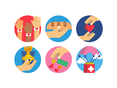 Charity Icons by Dighital on Dribbble