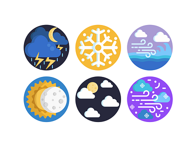 Weather Icons cloud coloured icons flat icons icon icons icons pack vector vectors weather app weather forecast weather icon