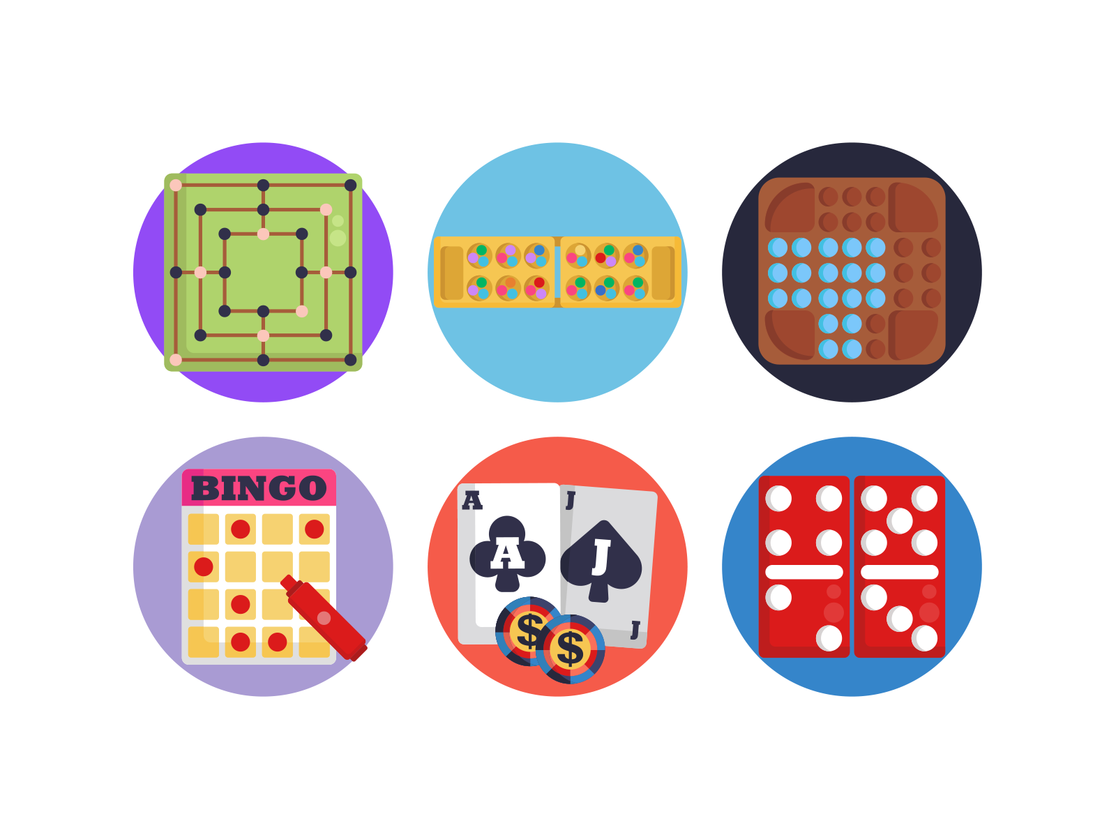 Board Games Icons By Dighital On Dribbble