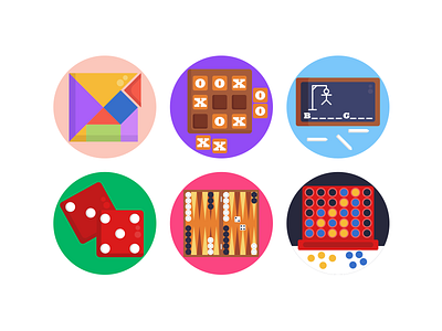 Board Games Icons by Dighital on Dribbble