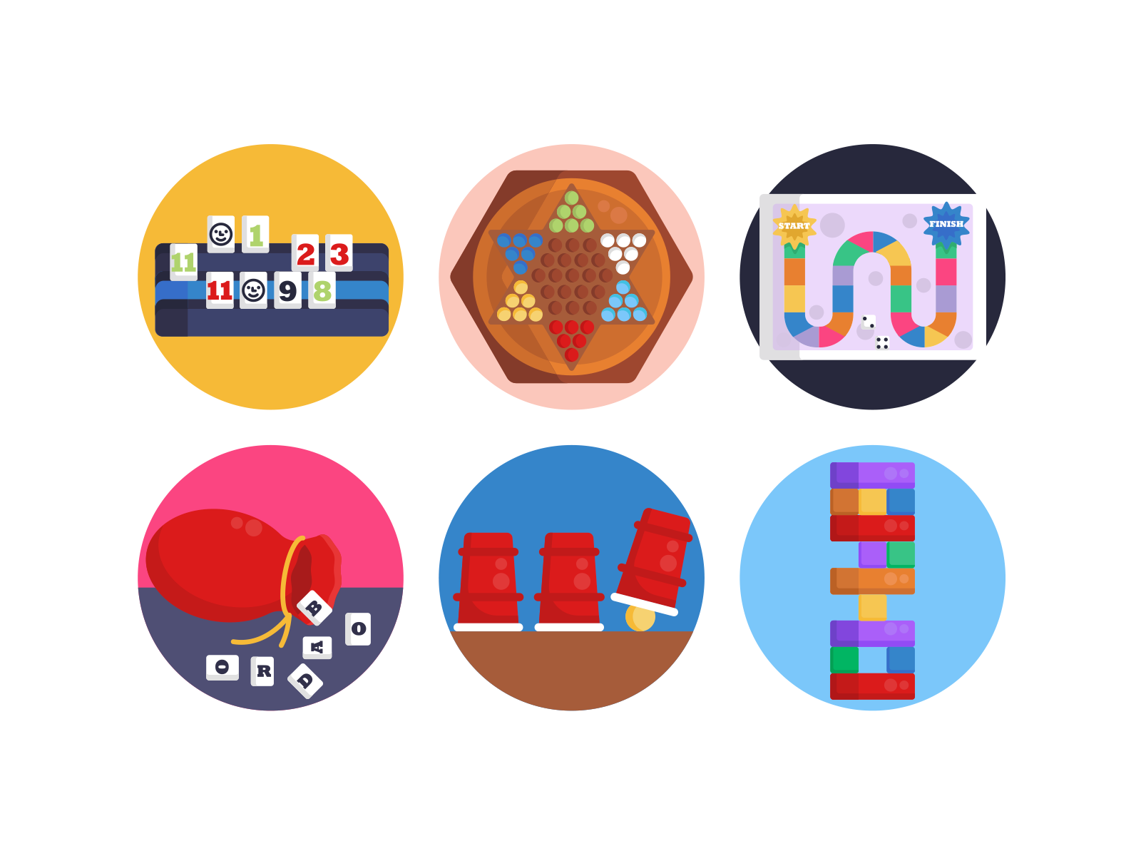 Board Games Icons by Dighital on Dribbble