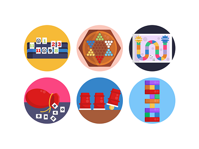 Board Games Icons board games coloured icons flat icons gaming gaming app icon icons icons pack jenga scrabble vector vectors