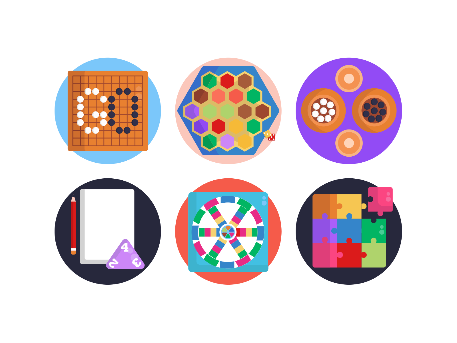 Board Games Icons by Dighital on Dribbble