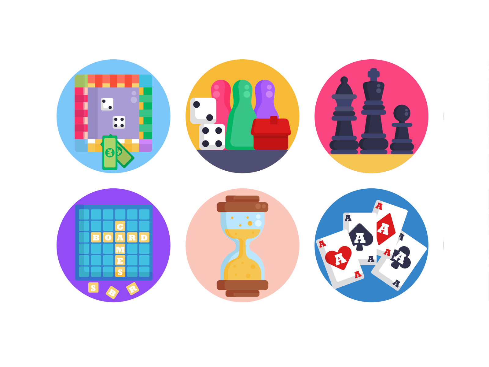 Board Games Icons by Dighital on Dribbble