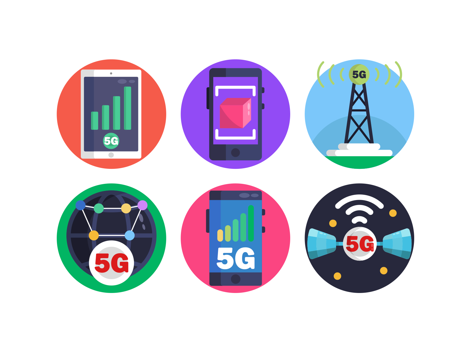 5G Icons By Dighital On Dribbble