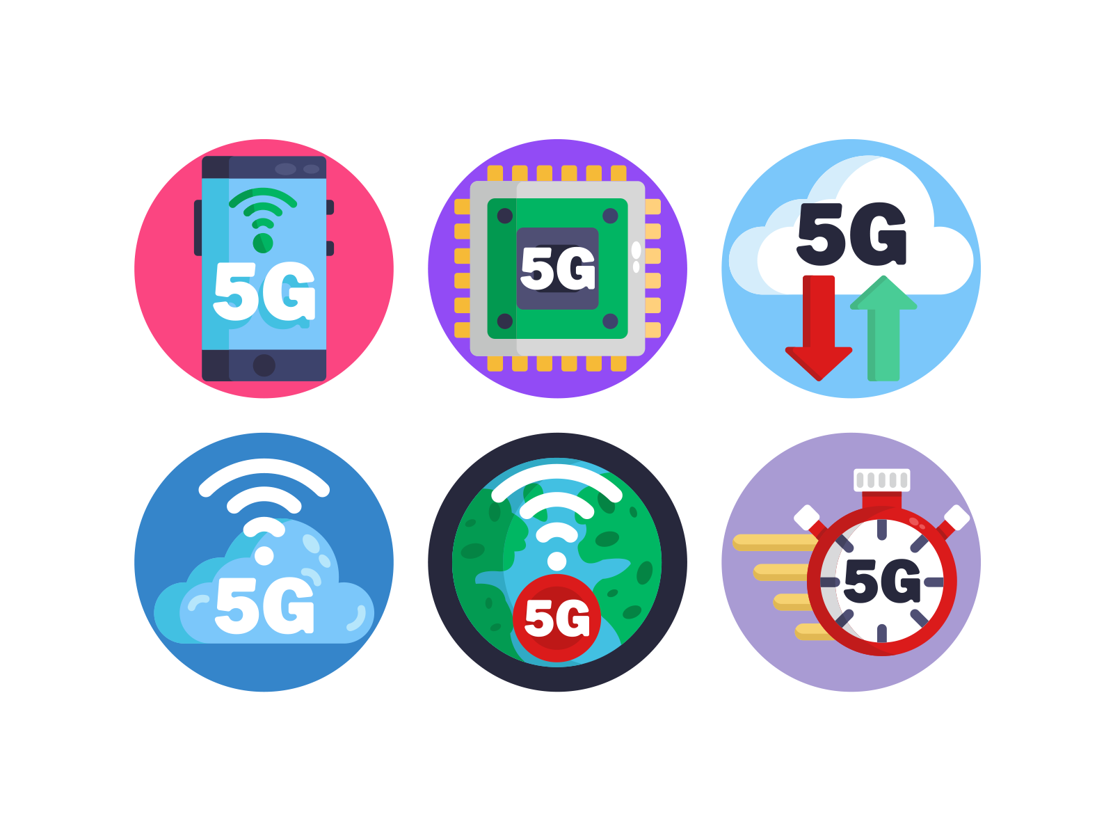 5G Icons by Dighital on Dribbble