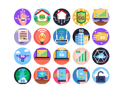 5G Icons