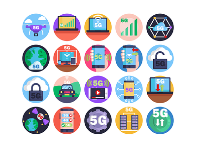 5G Icons