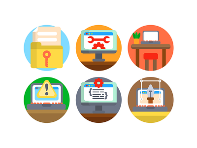 Software Development Icons coding coloured icons computer flat icons html icon icons icons pack programming settings vector vectors web development